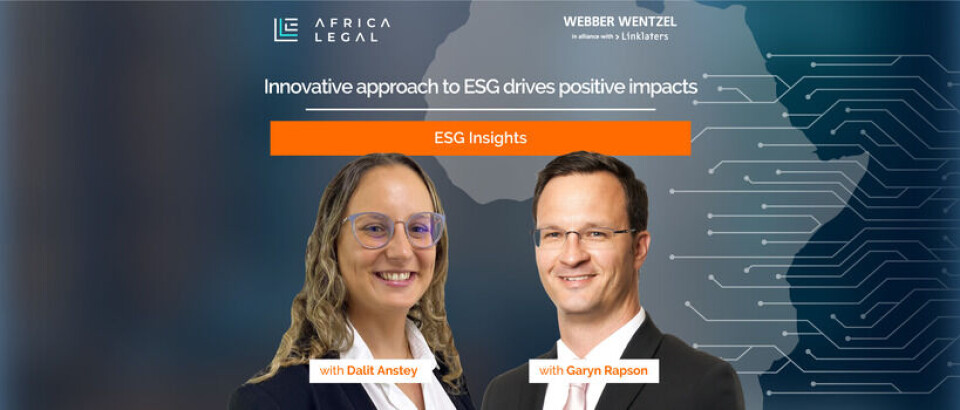 Innovative approach to ESG drives positive impacts