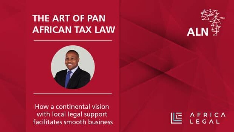 The Art of Pan African Tax Law