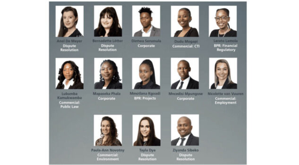 Webber Wentzel announces 13 new partners
