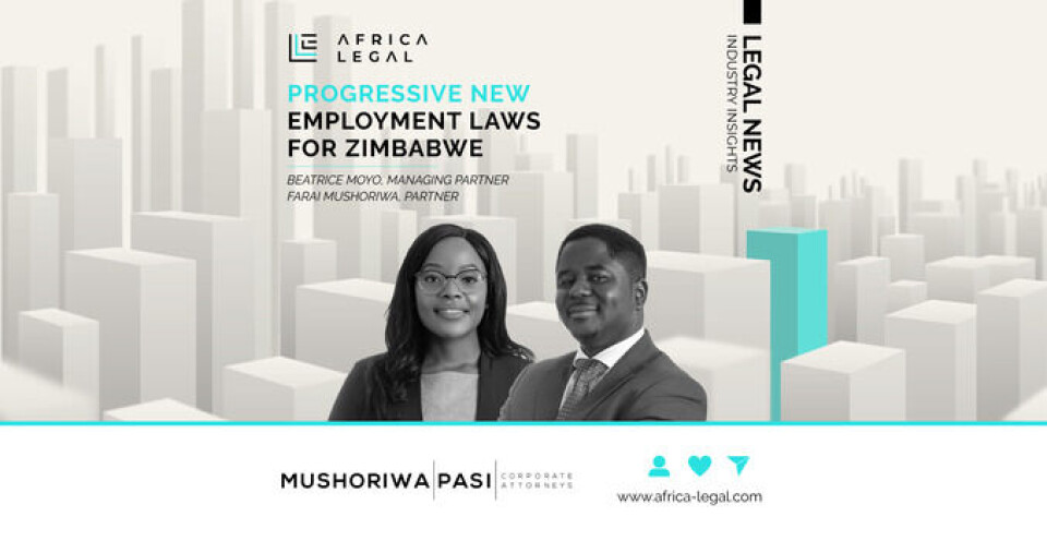 Progressive new employment laws for Zimbabwe