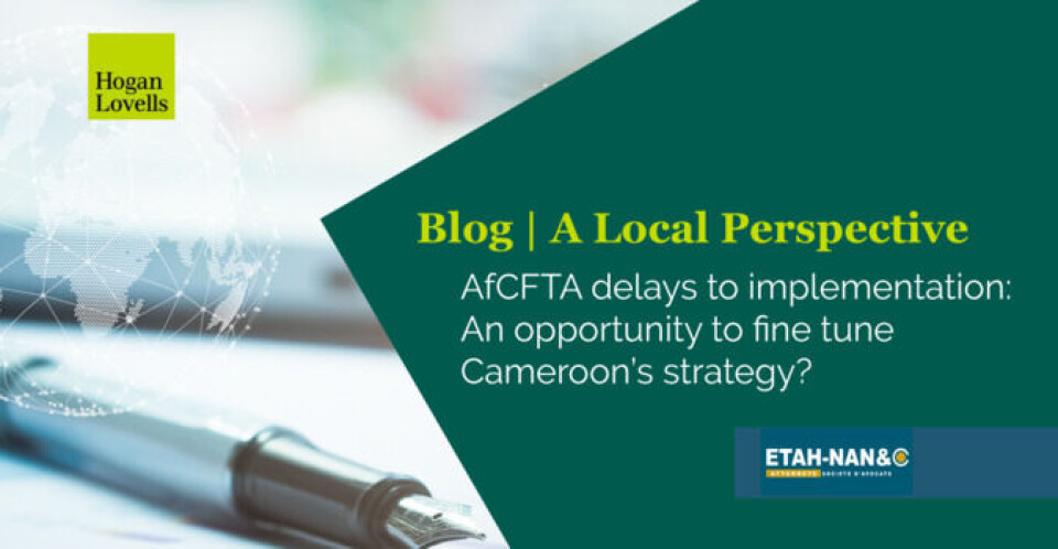 AfCFTA delays to implementation: an opportunity to fine tune Cameroon’s strategy?