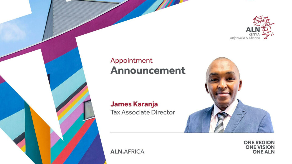 Extra strength for ALN Kenya’s tax bench