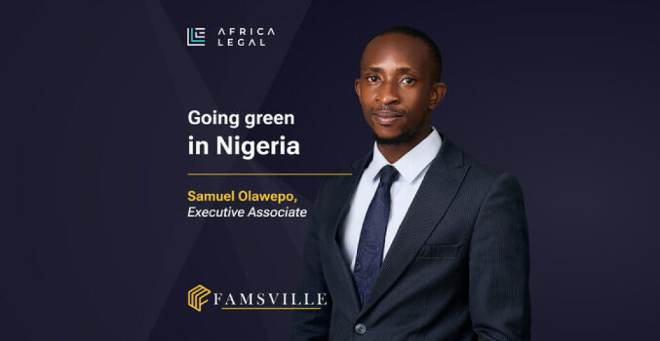 Going green in Nigeria