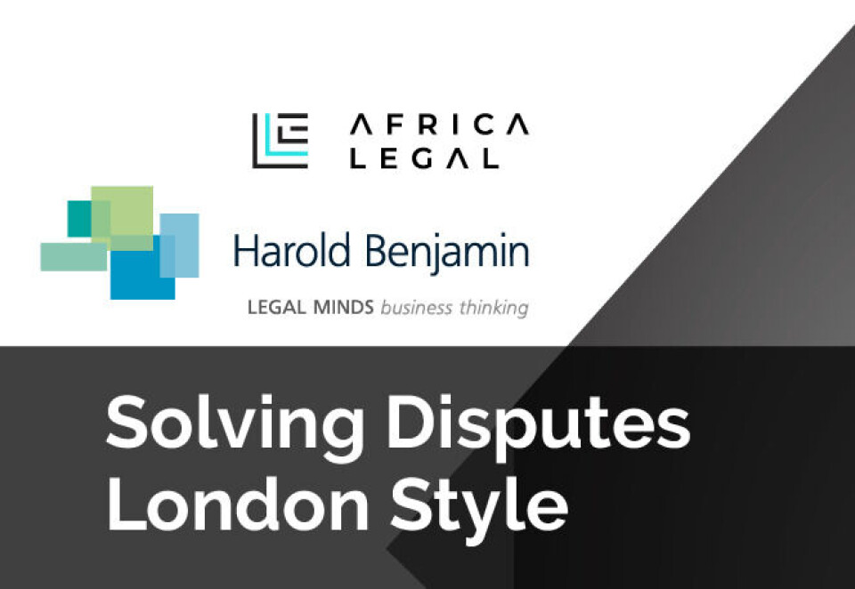Solving Disputes London Style