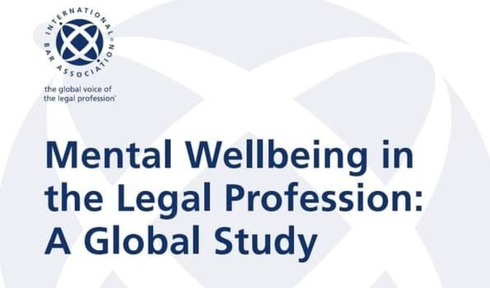 Global Crisis in Lawyer Mental Wellbeing