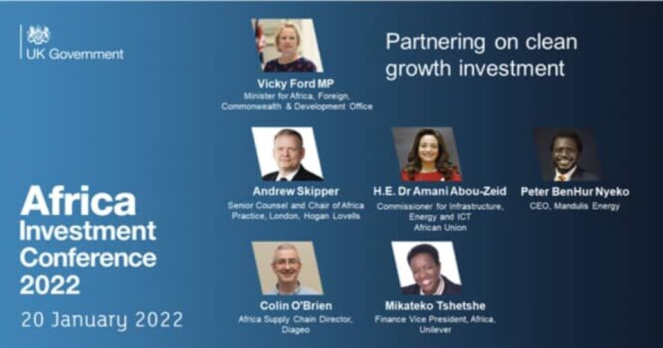 Increasing Clean Growth Investment in Africa