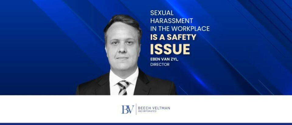 Sexual harassment in the workplace is a health and safety issue