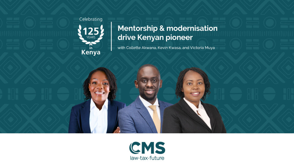 Mentorship and modernisation drive Kenyan pioneer