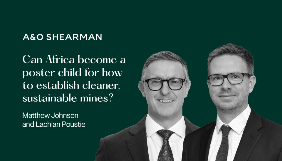 Can Africa become a poster child for how to establish cleaner, sustainable mines?