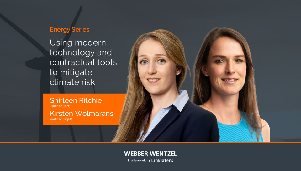 Using modern technology and contractual tools to mitigate climate risk