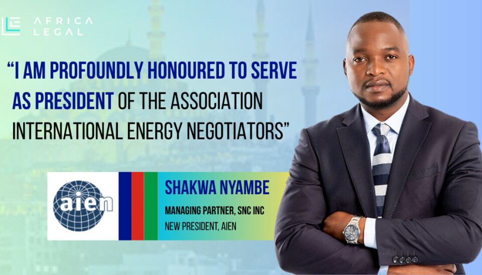 Shakwa Nyambe becomes first-ever African to lead Association of International Energy Negotiators