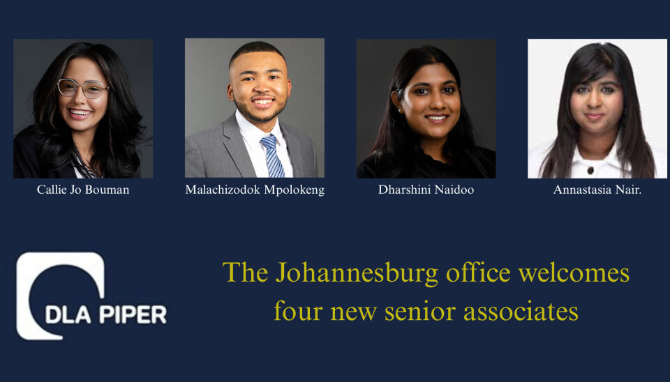 DLA Piper South Africa adds four new senior associates
