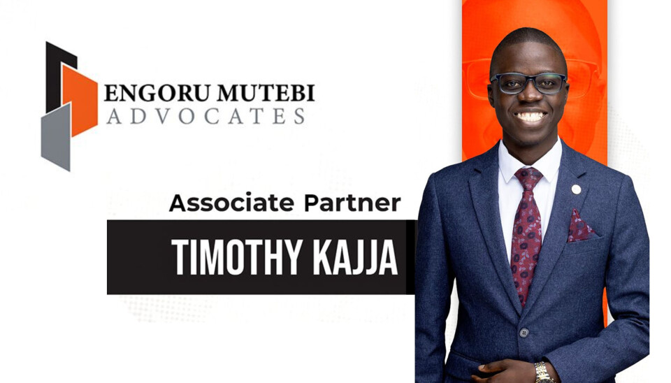 Engoru Mutebi Advocates scores sports law star Timothy Kajja as an Associate Partner