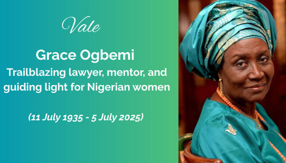 Vale Grace Ogbemi, 1935-2025: tributes flow for trailblazing Nigerian lawyer