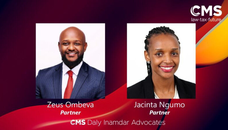 CMS Kenya bolsters partnership with the addition of Zeus Ombeva and Jacinta Ngumo