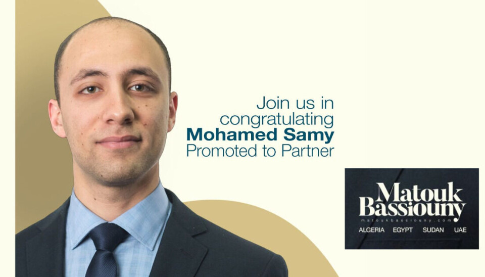 Matouk Bassiouny promotes arbitration and competition lawyer Mohamed Samy to partner