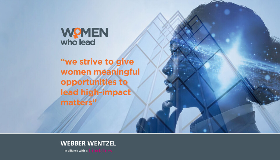 Women Who Lead: giving women meaningful opportunities to lead high-impact matters