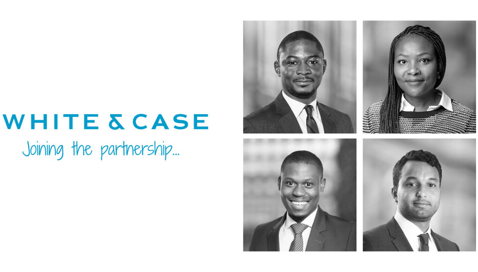 Congratulations flow as four talented African lawyers named among new White & Case partners